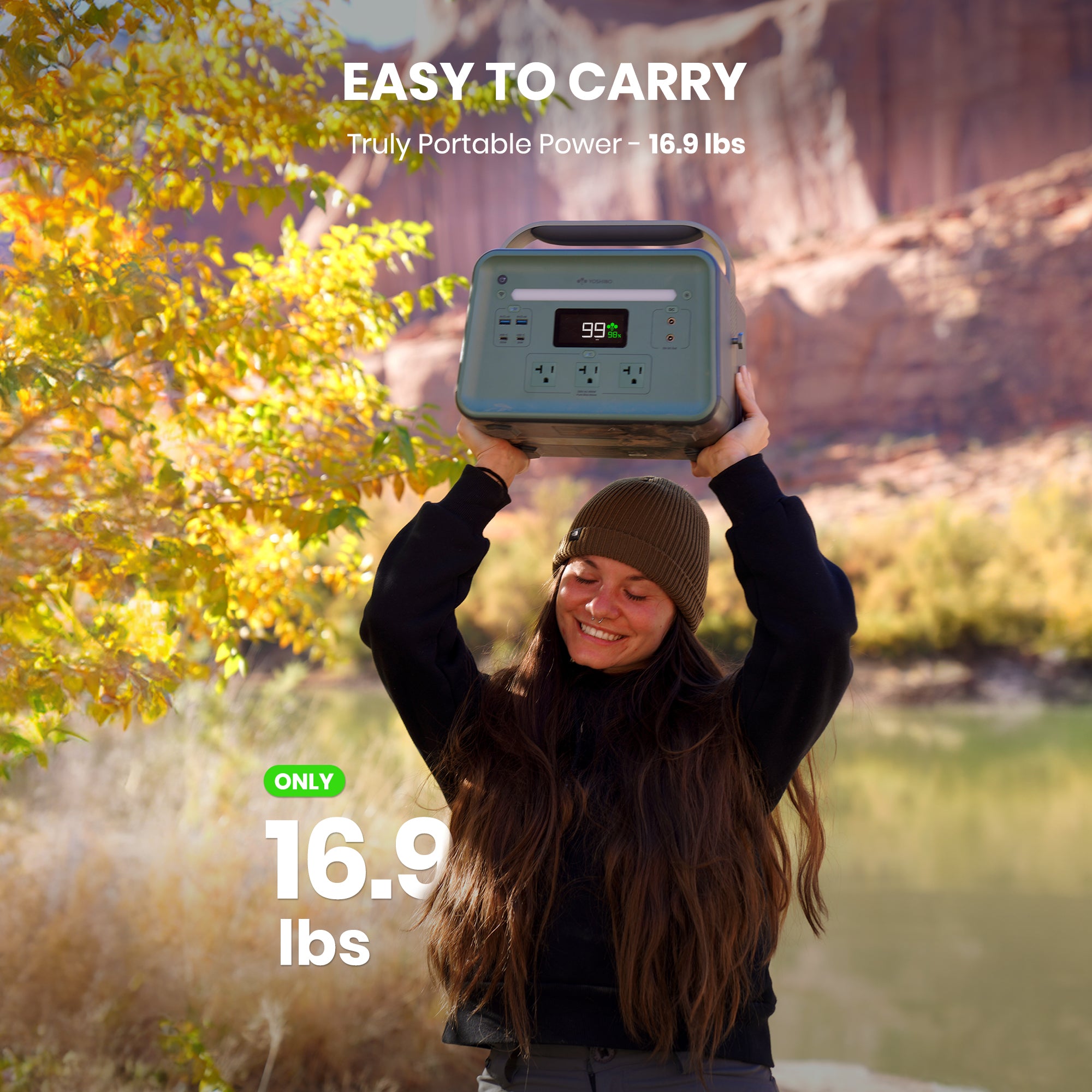 Yoshino B660 Solid-State Portable Power Station - 660W | 602Wh