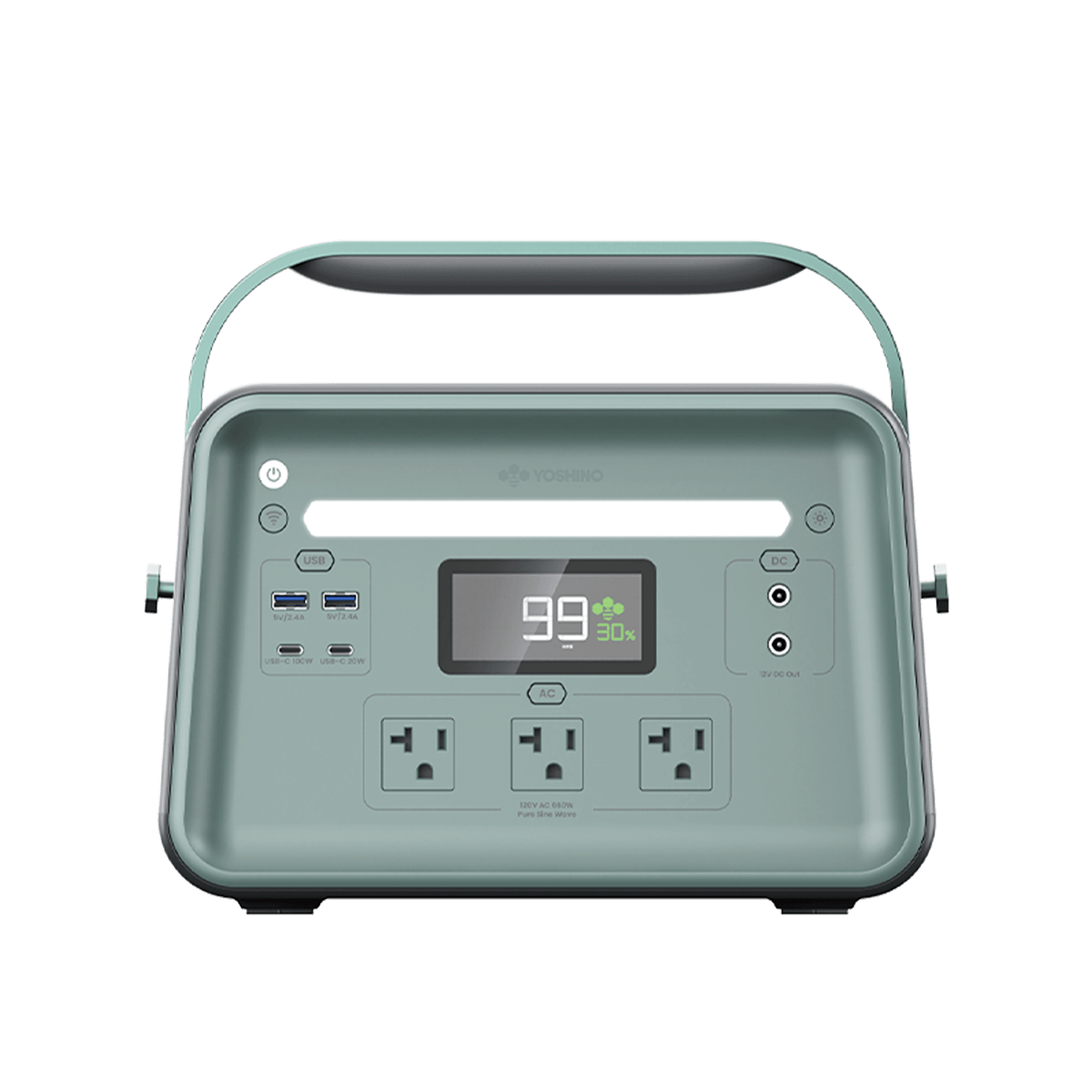 Yoshino B660 Solid-State Portable Power Station - 660W | 602Wh