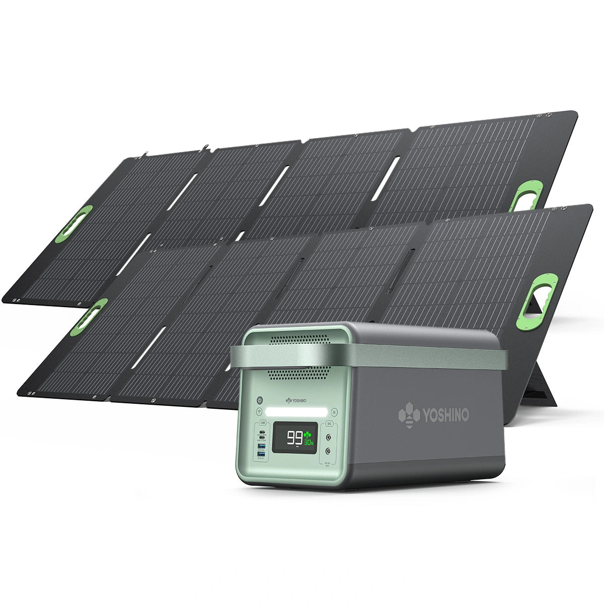 Yoshino B2000 Power Station with 2*SP200 Solar Panel