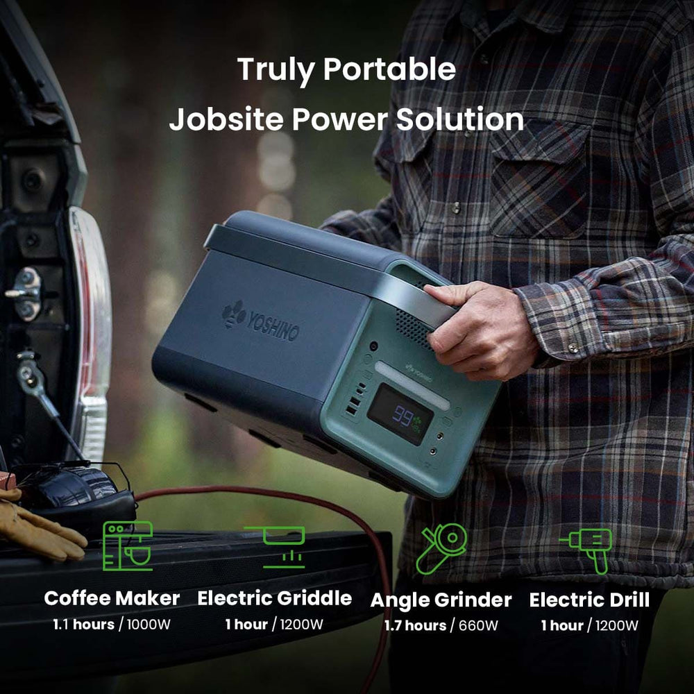 Yoshino K20SP22 Solid-State Portable Solar Generator - Yoshino Power