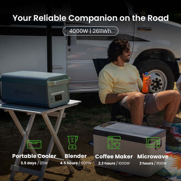 Yoshino K40SP23 Solid-State Portable Solar Generator - Yoshino Power